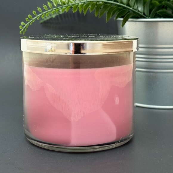 BBW Cherry Blossom Pound Cake Bath & Body Works 3 Wick Candle - Picture 2 of 10